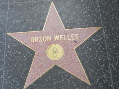 Der Stern von Orson Welles am Hollywood Boulevard