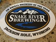 Bierdeckel der Snake River Brewery