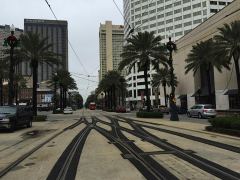 Tramhaltestelle Downtown New Orleans