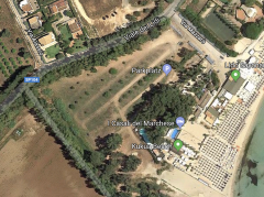 Ausschnitt vom Lido di Fontane Bianche aus Google Maps 