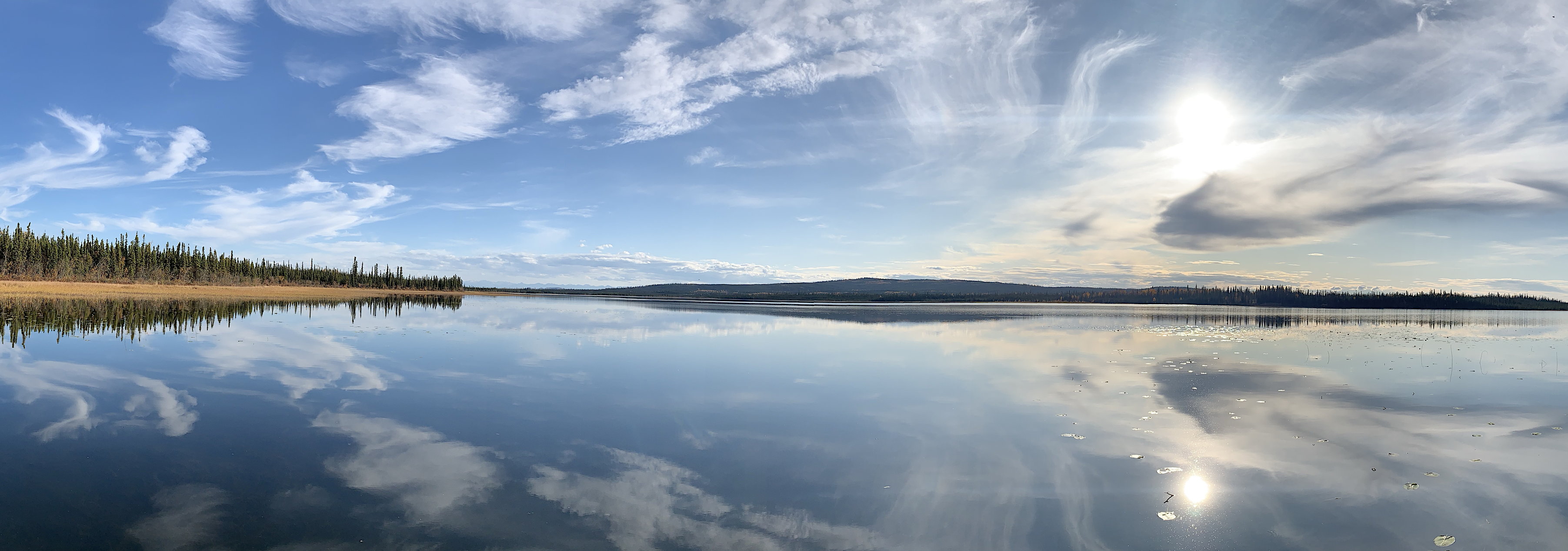 Panorama am Deadman Lake