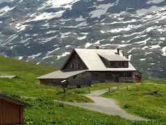 Die alte Käserei auf der Tannalp im Jahr 2008