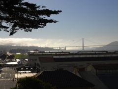 Blick vom Fort Mason in Richtung Golden Gate