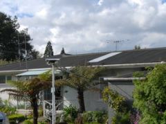 Eingang zum Fernwood Holiday Park in Motueka