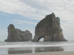 Ebbe bei den Archway Islands in Farewell Spit/Puponga