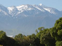 Aussicht vom Top 10 Holiday Park in Kaikoura