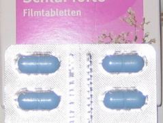 Blaue Tabletten