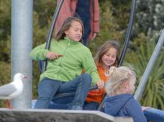 Auf dem Spielplatz am Hafen von Whangarei