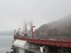Golden Gate Brücke im Nebel