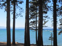 Blick aus dem Hotelzimmer auf den Lake Tahoe