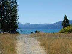 Nähe Dollar Point, Aussicht auf den Lake Tahoe