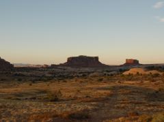 Auf dem Heimweg vom Dead Horse Point State Park, Sonnenuntergang