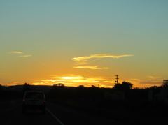 Sonnenuntergang über Cortez, Colorado