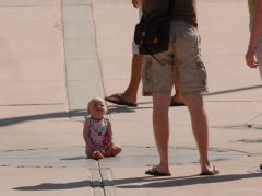 Baby am Four Corners Monument