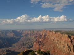 Blick vom Desert View auf den Grand Canyon South Rim