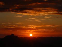 Und nocheinmal der Sonnenaufgang über dem Südrand des Grand Canyon