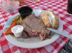 Dinner im Butterfield Stage Co, «Prime Rib»