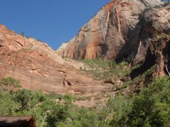 Beim «Weeping Rock», Startpunkt der Wanderung zum Observation Point