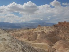 Aussicht auf das Death Valley am Zabriskie Point