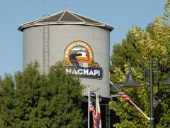 Wasserturm am Bahnhof von Tehachapi
