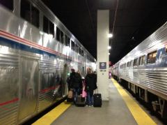 Southwest Chief der Amtrak im Bahnhof Chicago Union Station