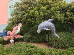 Skulpturen beim Seaworld San Diego