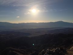 Keys View, Aussicht auf den Salton Lake und Palm Springs