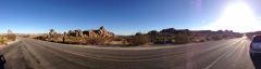 Panorama-Aufnahme an der Loop Road im Joshua Tree N.P.