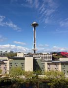 Space Needle, vom Hotelzimmer aus gesehen