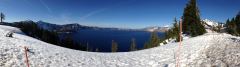 Panoramabild des Crater Lake