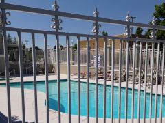 Der Pool des Holiday Inn in Redding