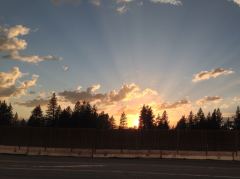 Sonnenuntergang am Lake Tahoe