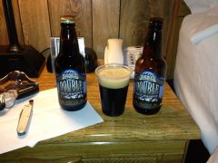 Ein Double Nut Brown Porter der Mammoth Brewery