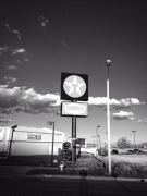 Das Denny's gleich der der Texaco-Tankstelle in Tehachapi