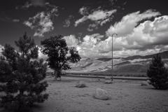Raststätte am US-Highway 395, fotografiert mit der Nikon D200 und bearbeitet mit Perfect Black & White