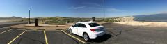 Panorama kurz vor Antelope Island bei Salt Lake City