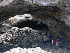 Indian Tunnel (Lavatunnel) im «Craters of the Moon»