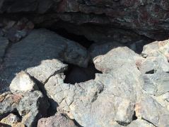 Ausgang aus dem Indian Tunnel im «Craters of the Moon»