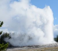 Und noch höher geht der Old Faithful