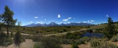Panorama der Teton Range