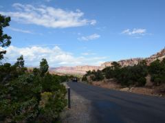 Auf dem Rückweg vom Scenic Drive im Capitol Reef Nationalpark