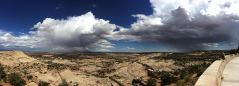 Wetterwechsel auf dem Highway 12 durch das Grand Staircase/Escalante National Monument