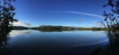 Morgenstimmung an den Twin Lakes im Yukon