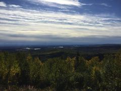 Blick nach Süden, wo sonst der Mount Denali zu sehen wäre