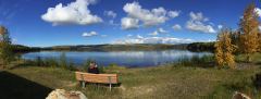 Kleine Pause am Birch Lake