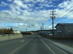 Industrial Road in Whitehorse, unterwegs zu Fraserway Rentals