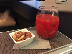 Tomatensaft, gibt es bei mir ausschliesslich im Flugzeug