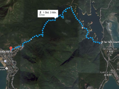 Kartenausschnitt Google Maps Tai Tam Stausee bis Repulse Bay