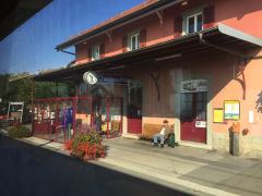 Durchfahrt im Bahnhof Chexbres-Village