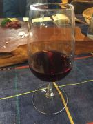 ein Glas Rotwein